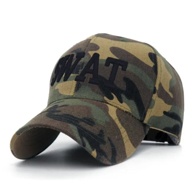 ACU Digital Men Baseball Caps Army Tactical Camouflage Cap Outdoor Jungle Hunting Snapback Hat For Women Bone Dad Hat