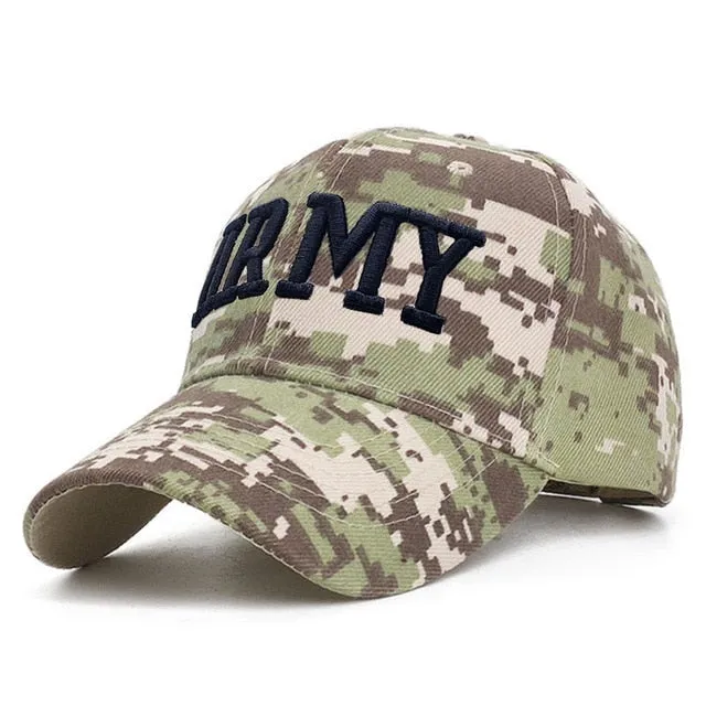 ACU Digital Men Baseball Caps Army Tactical Camouflage Cap Outdoor Jungle Hunting Snapback Hat For Women Bone Dad Hat