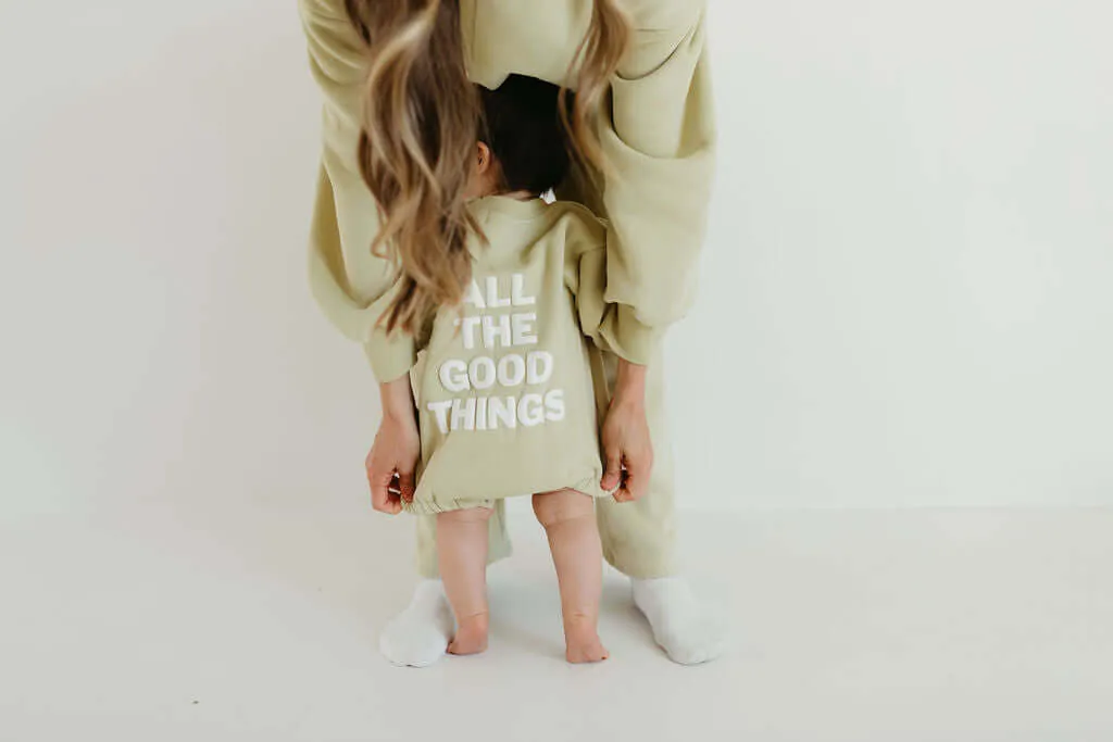 All The Good Things | Sweatshirt Romper