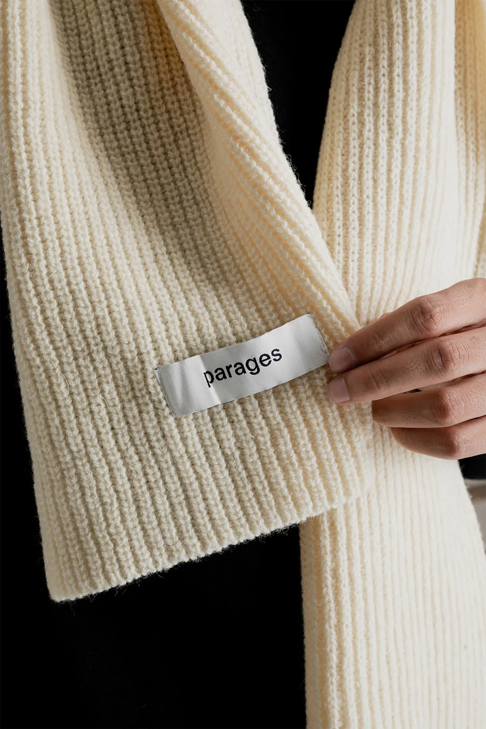 Anton Shetland Scarf - Off White