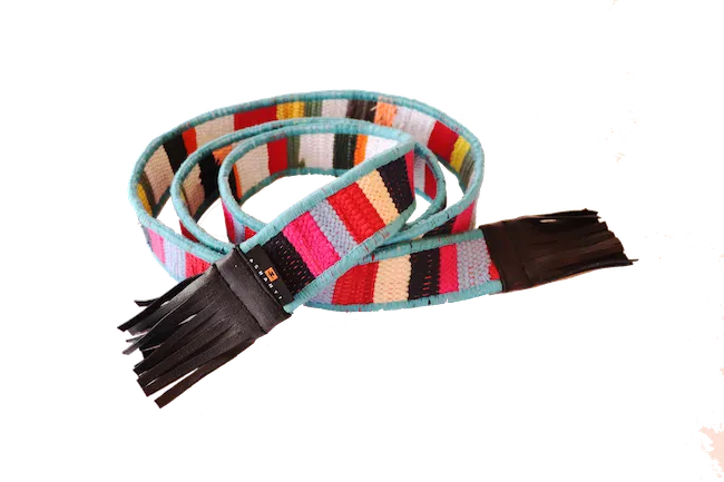 Ashanti Tassel Belt 60"