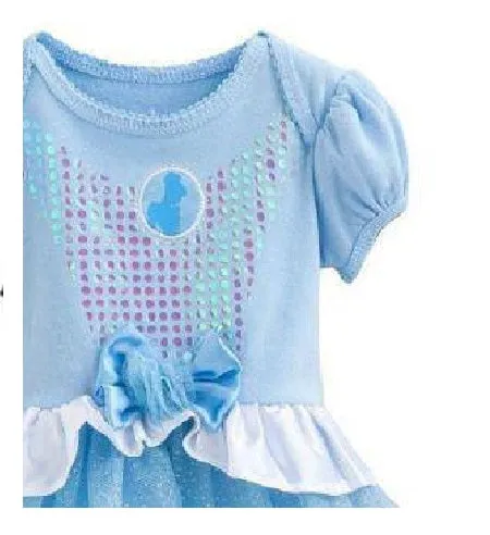Baby Romper  Cinderella Romper with Headband