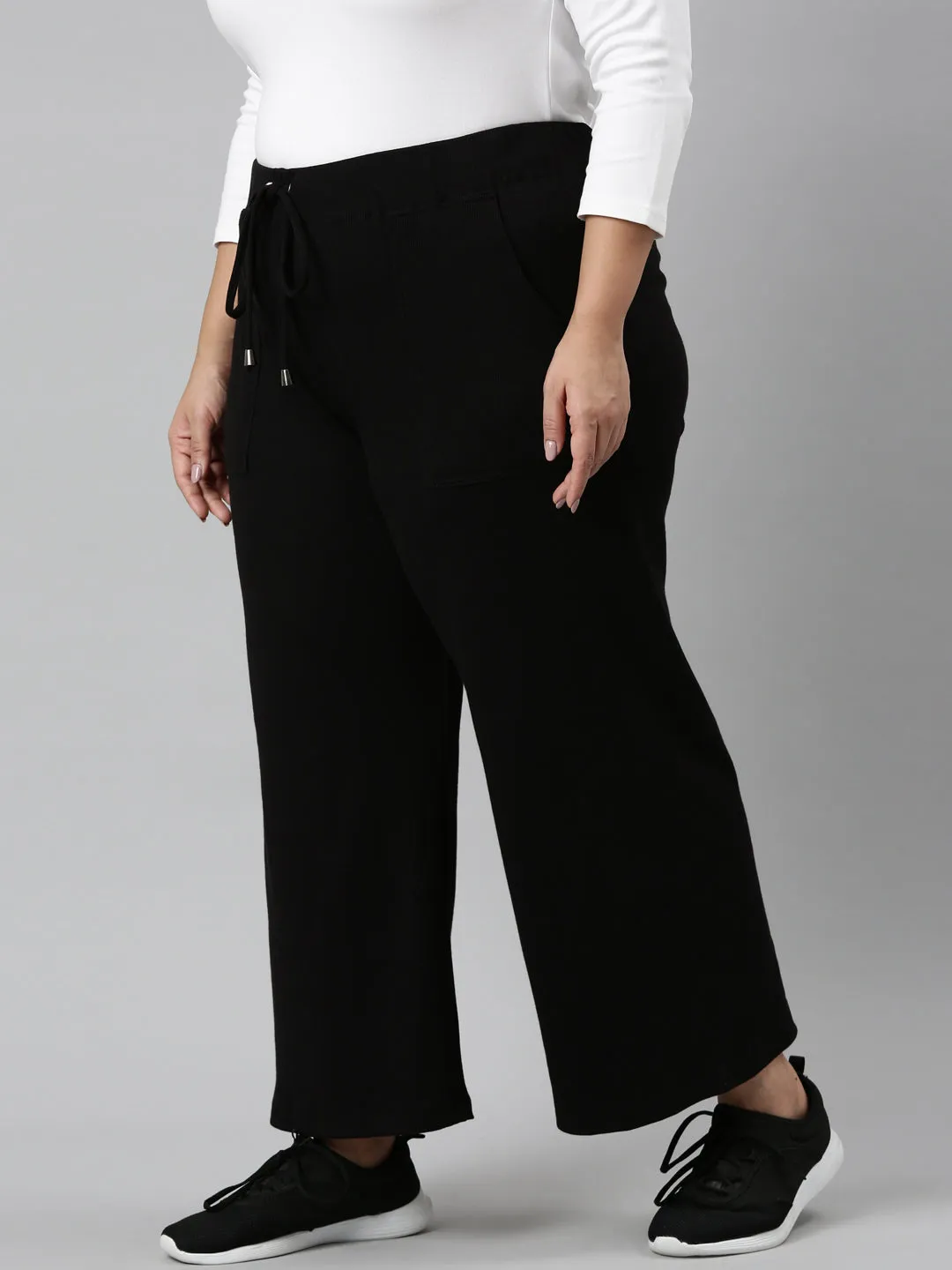 Black Rib Palazzo