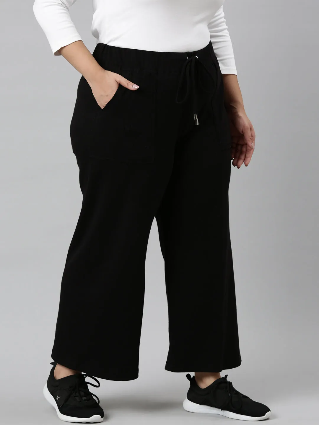 Black Rib Palazzo