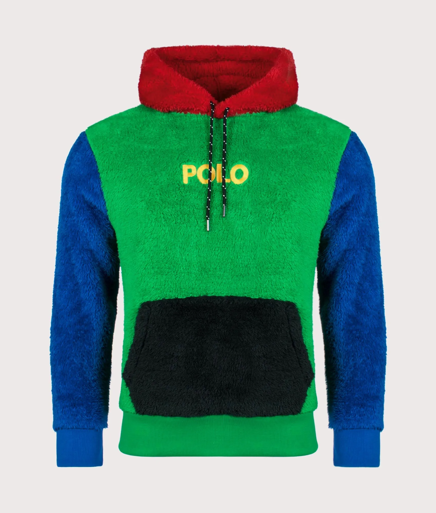 Colour Block Fleece Hoodie