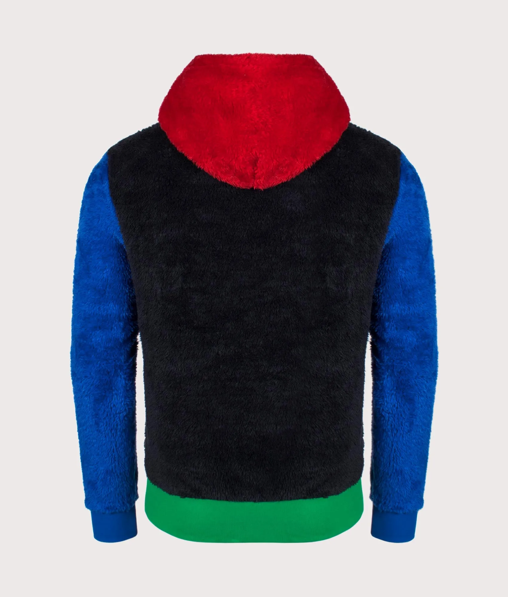Colour Block Fleece Hoodie