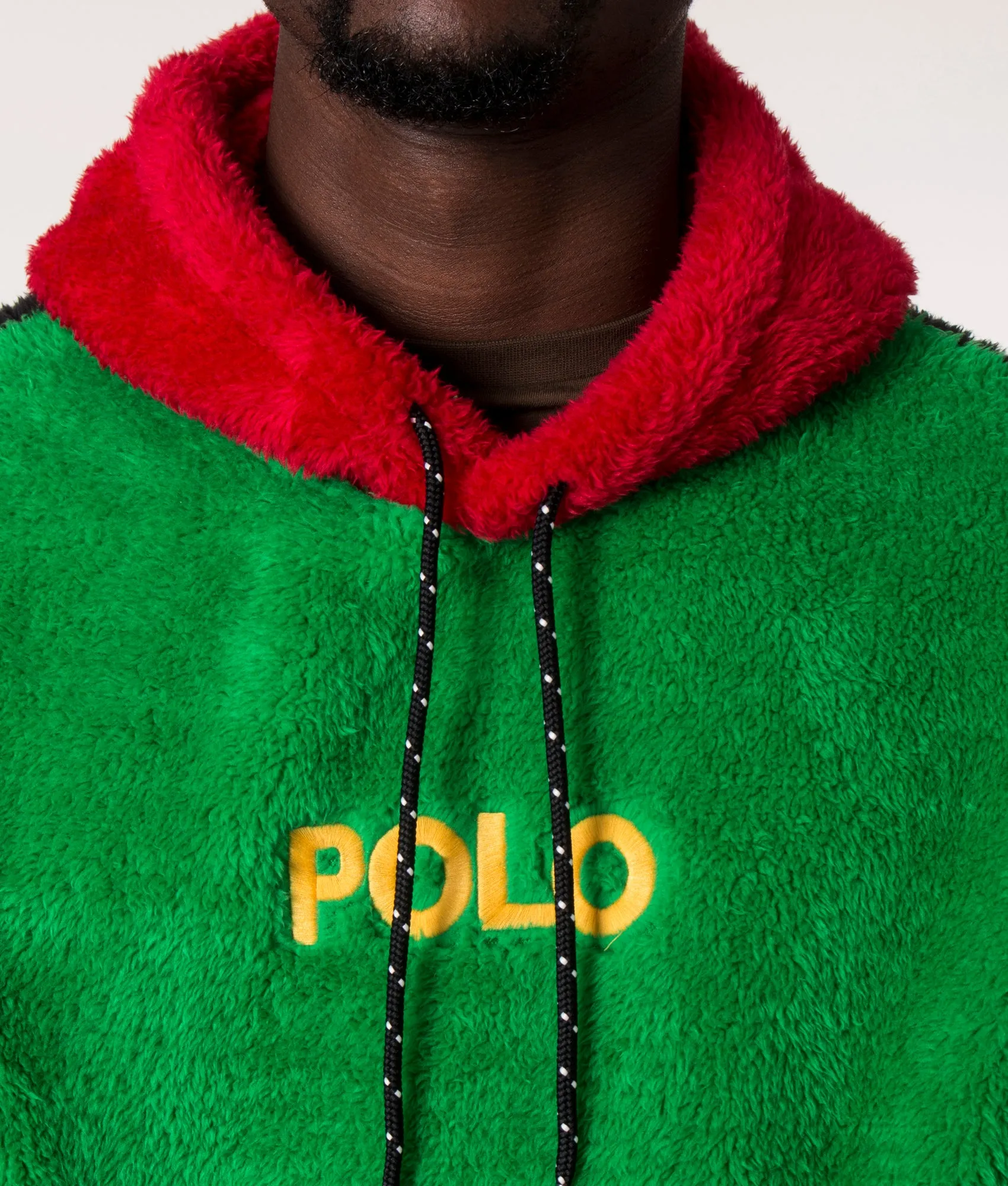 Colour Block Fleece Hoodie