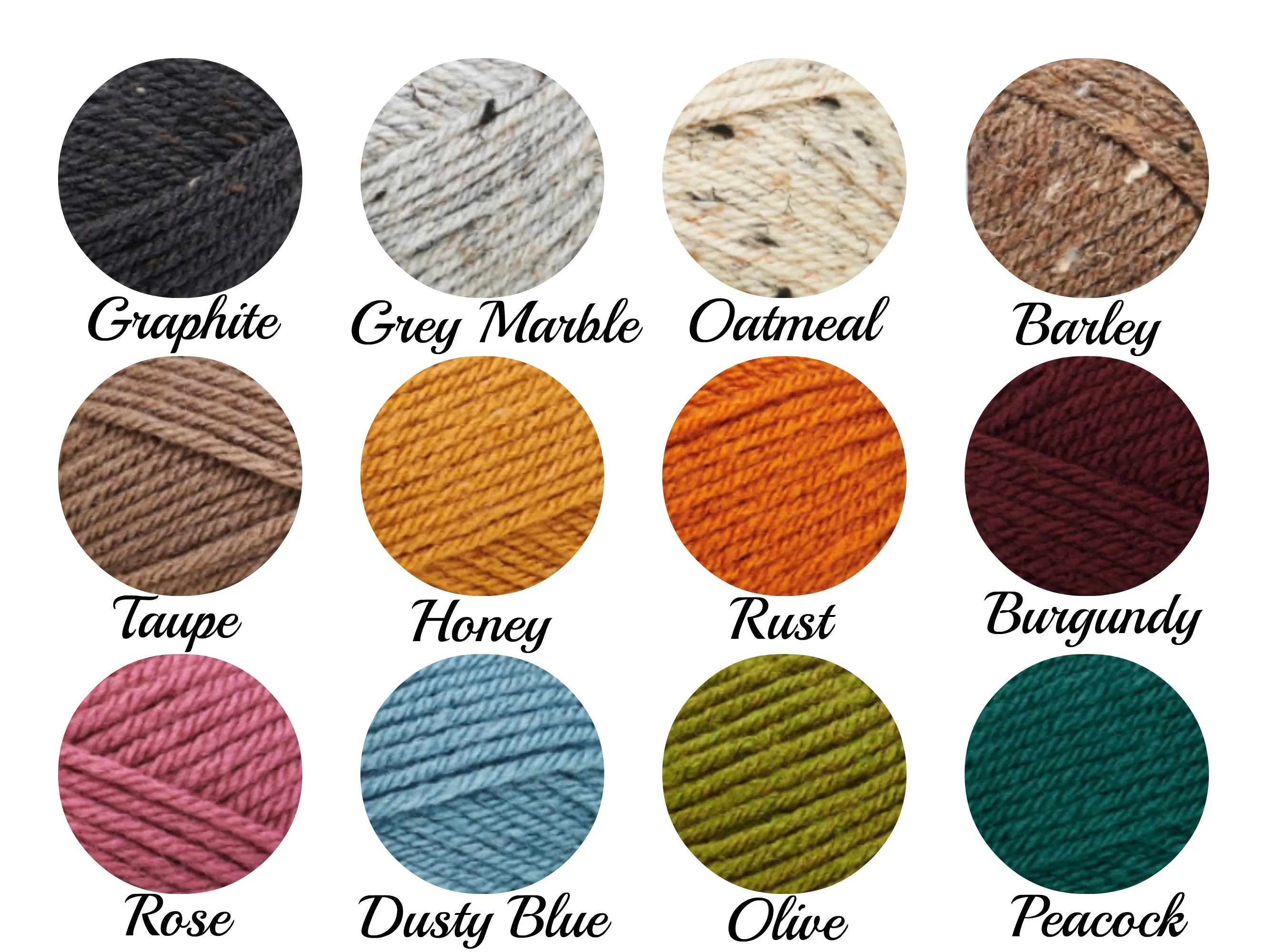 Crochet infinity scarf in red color, chunky cowl - 12 colors available