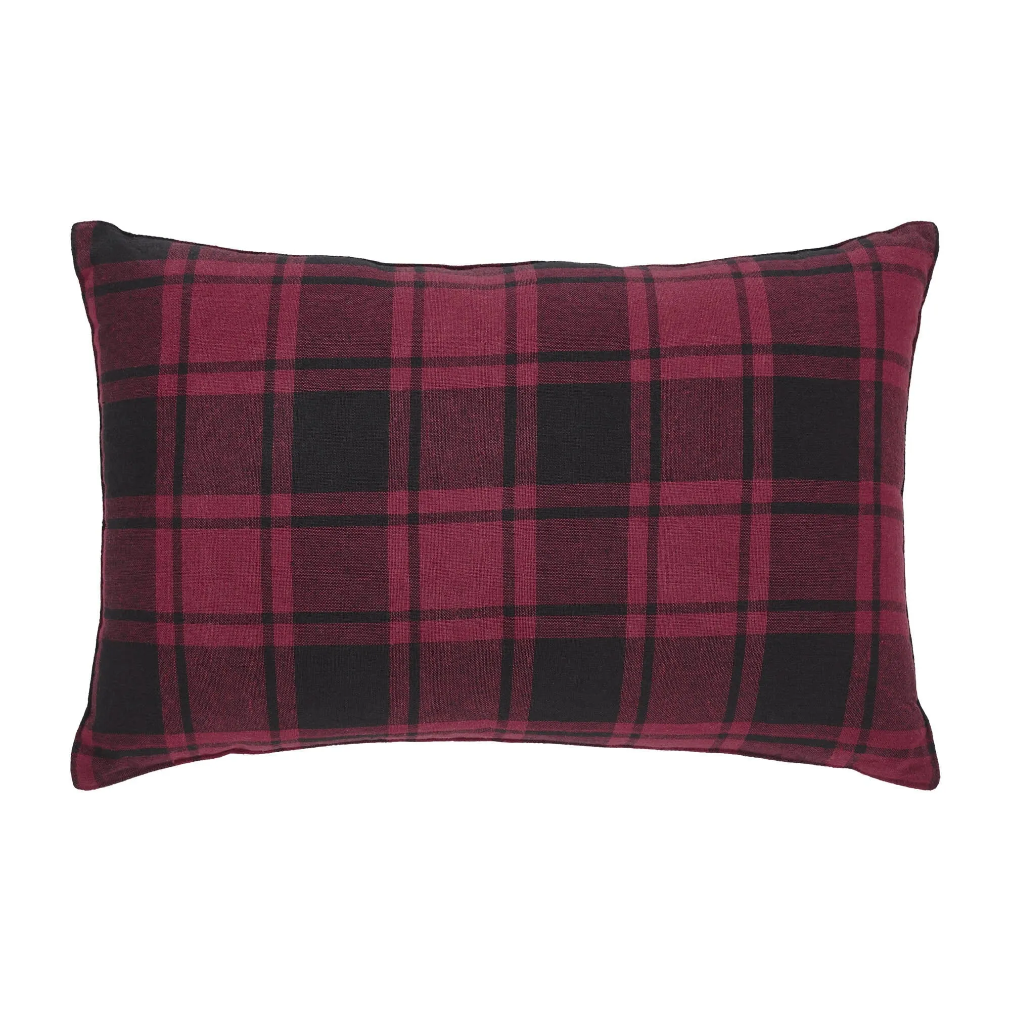 Cumberland Plaid "Merry Christmoose" Pillow 14x22"