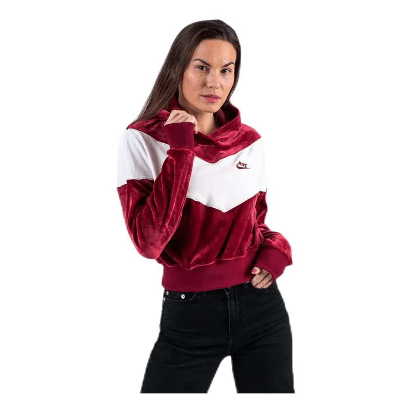 Heritage Hoodie Plush Red