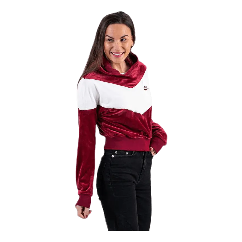 Heritage Hoodie Plush Red