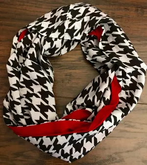 Houndstooth Infinity Scarf