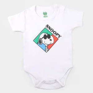 Infant Unisex Romper Character | White