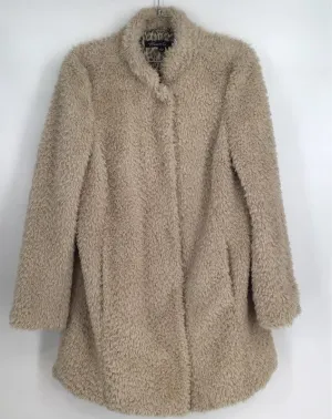 Kenneth Cole New York Women's Tan Fur Teddy Coat - Size L