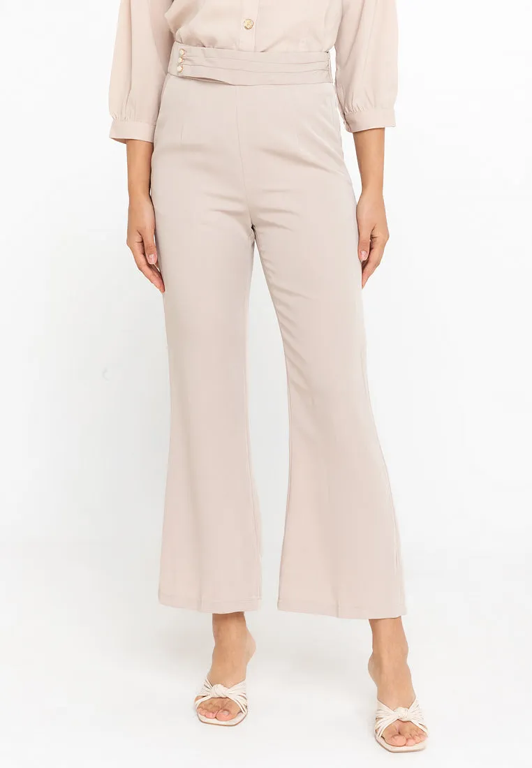 Krizia Pleated Detail Waist Pants