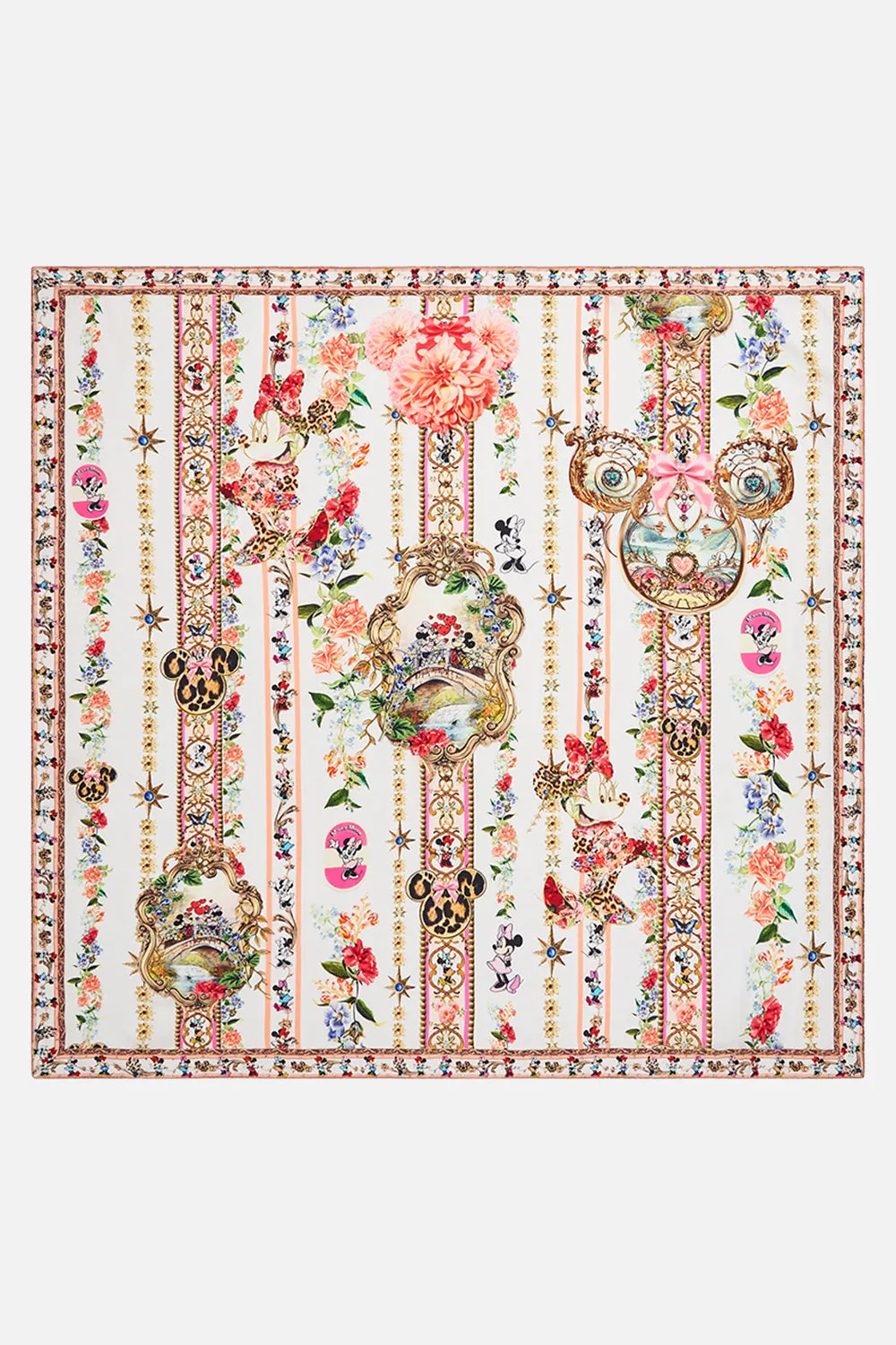 LARGE SQUARE SCARF MINNIE MAGIC FOREVER