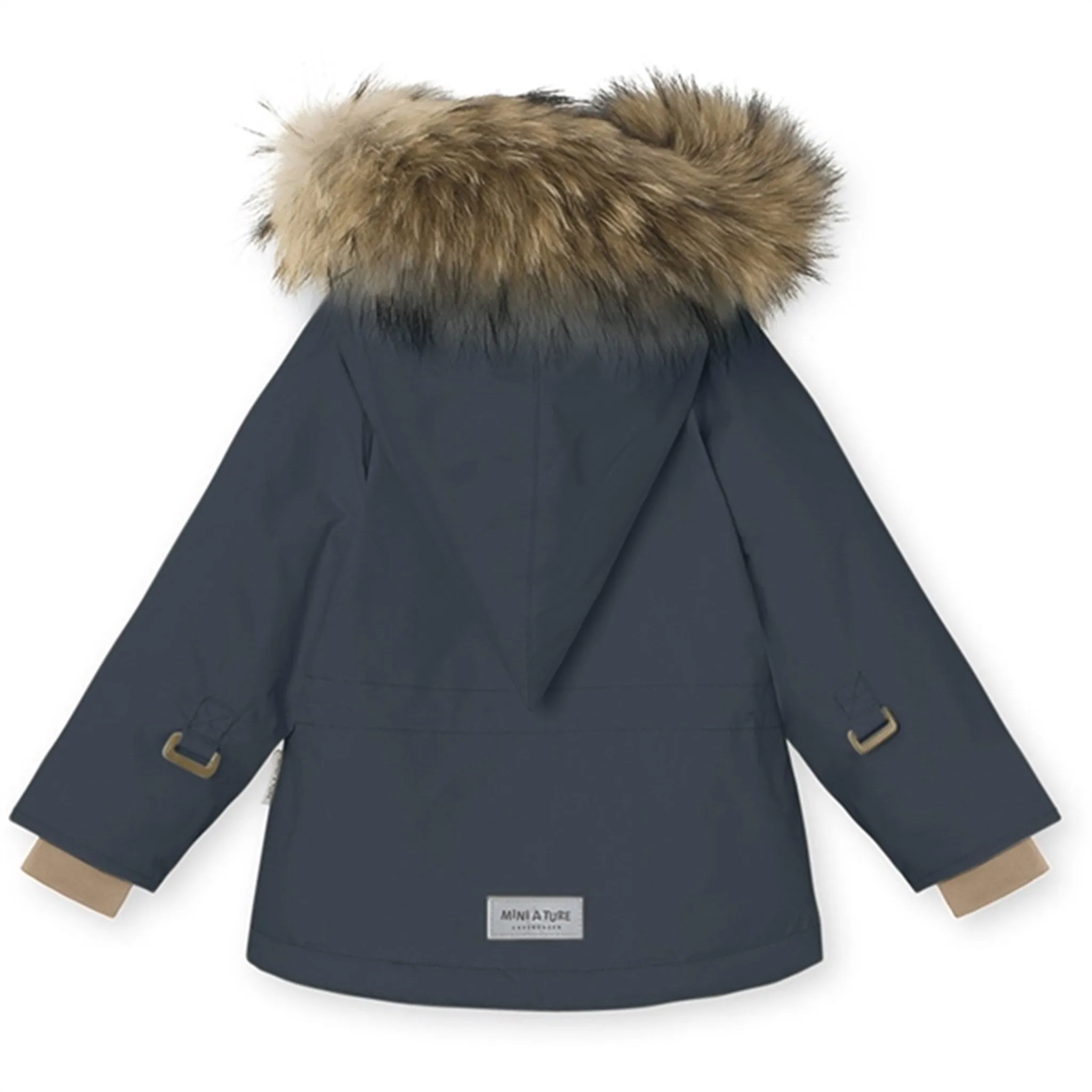 MINI A TURE Wang Fleece Fur Winter Jacket Blue Nights
