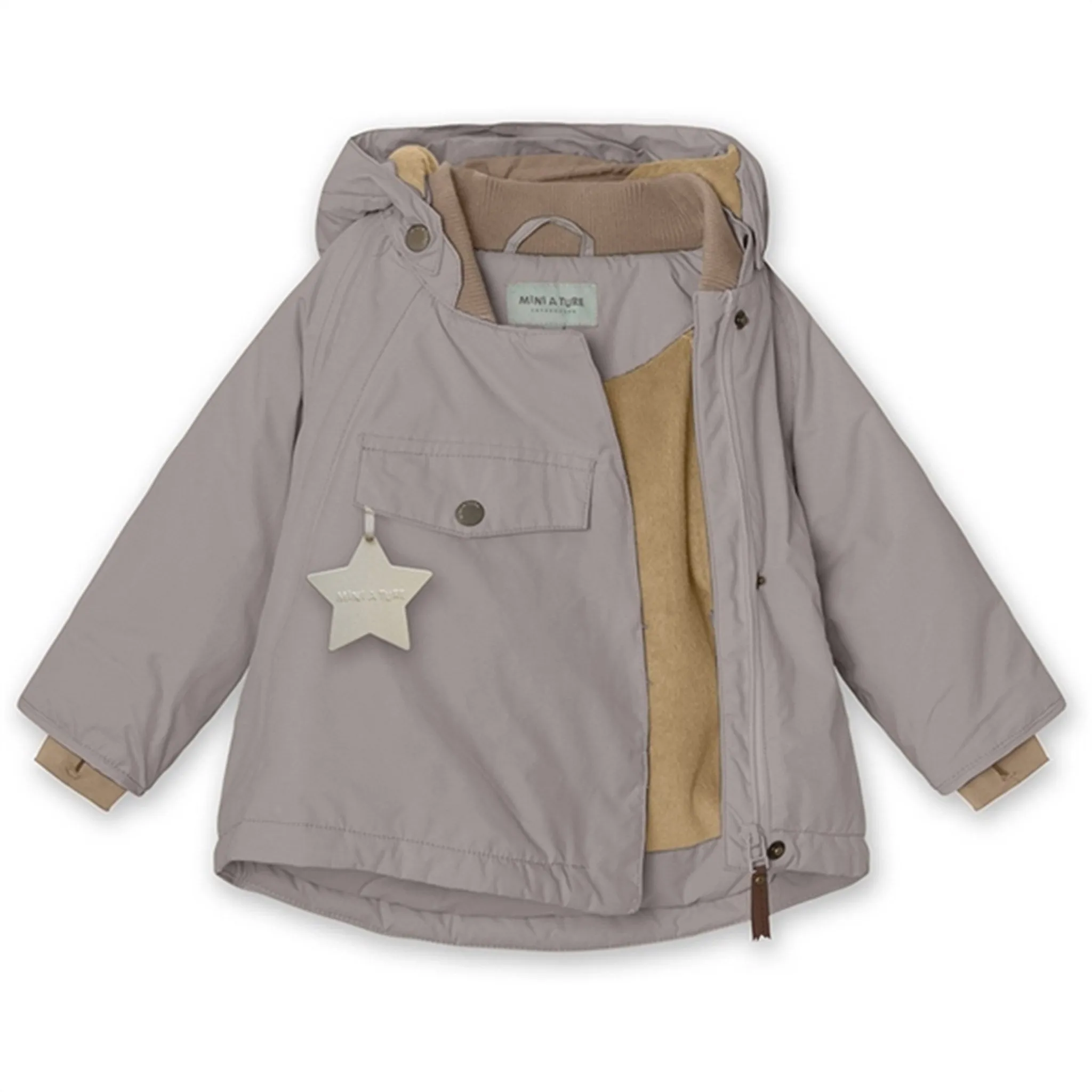 MINI A TURE Wang Fleece Winter Jacket Zinc Purple