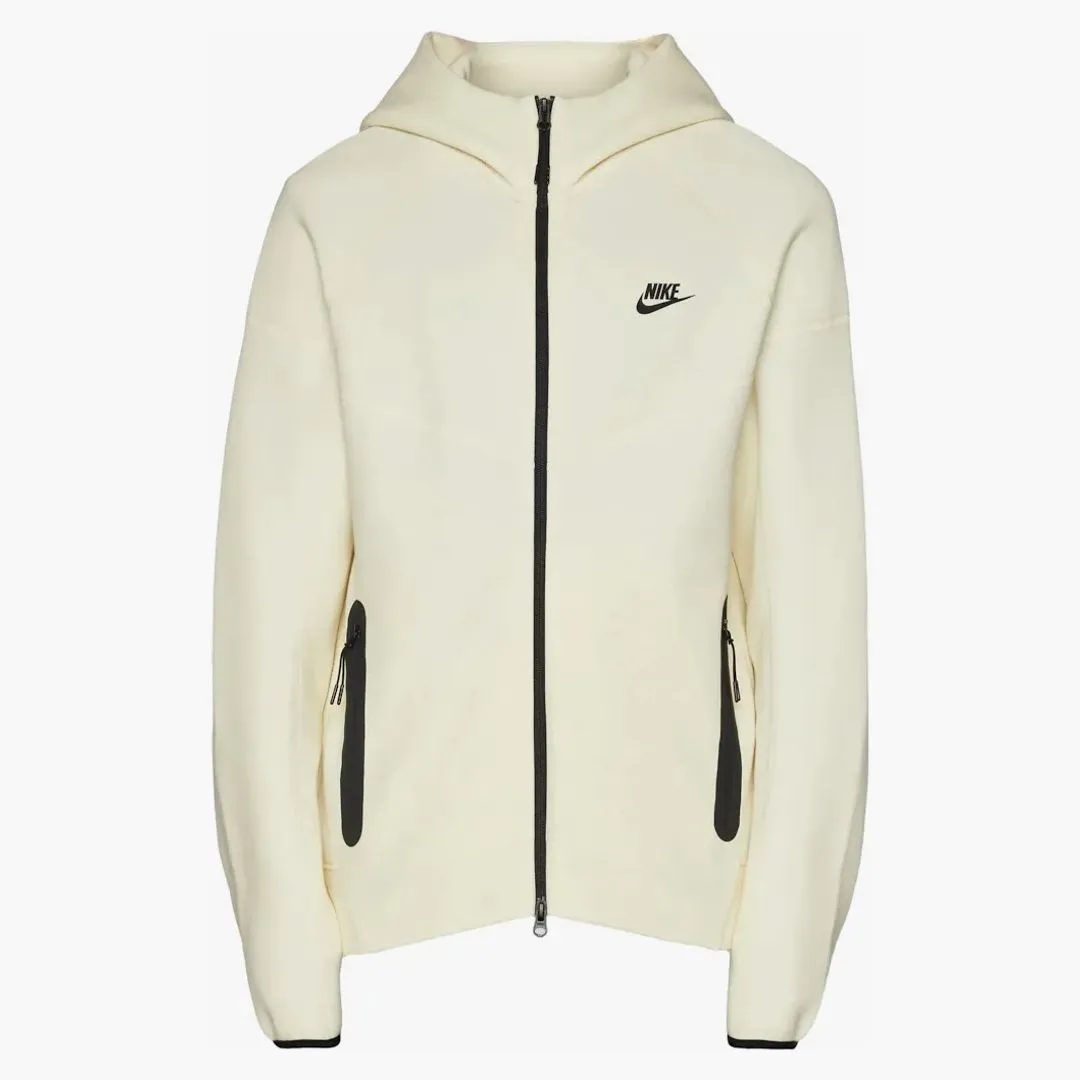 Nike Sportswear Tech Fleece Windrunner Full-zip Hoodie Coconut Milk/black