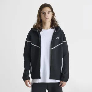 Nike Tech Windrunner Reflective Full Zip Fleece Jacket Black / Bemis Silver