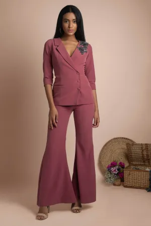 Notch Lapel Pant Suit