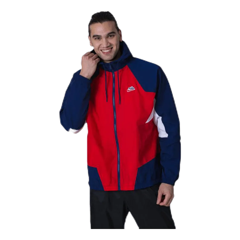 Nsw Wr Jacket Woven Signature Blue/Red