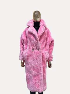 Pink Teddy Coat