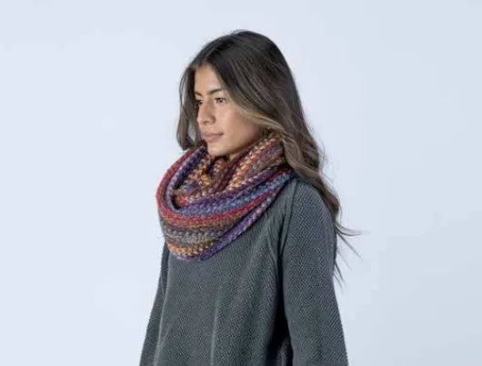 Pistil Women's Alora Infinity Scarf- Navy, Red, Grey