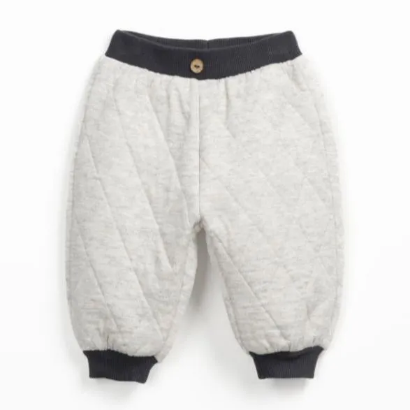 Play Up - Quilted Jogger Pant - Ecru
