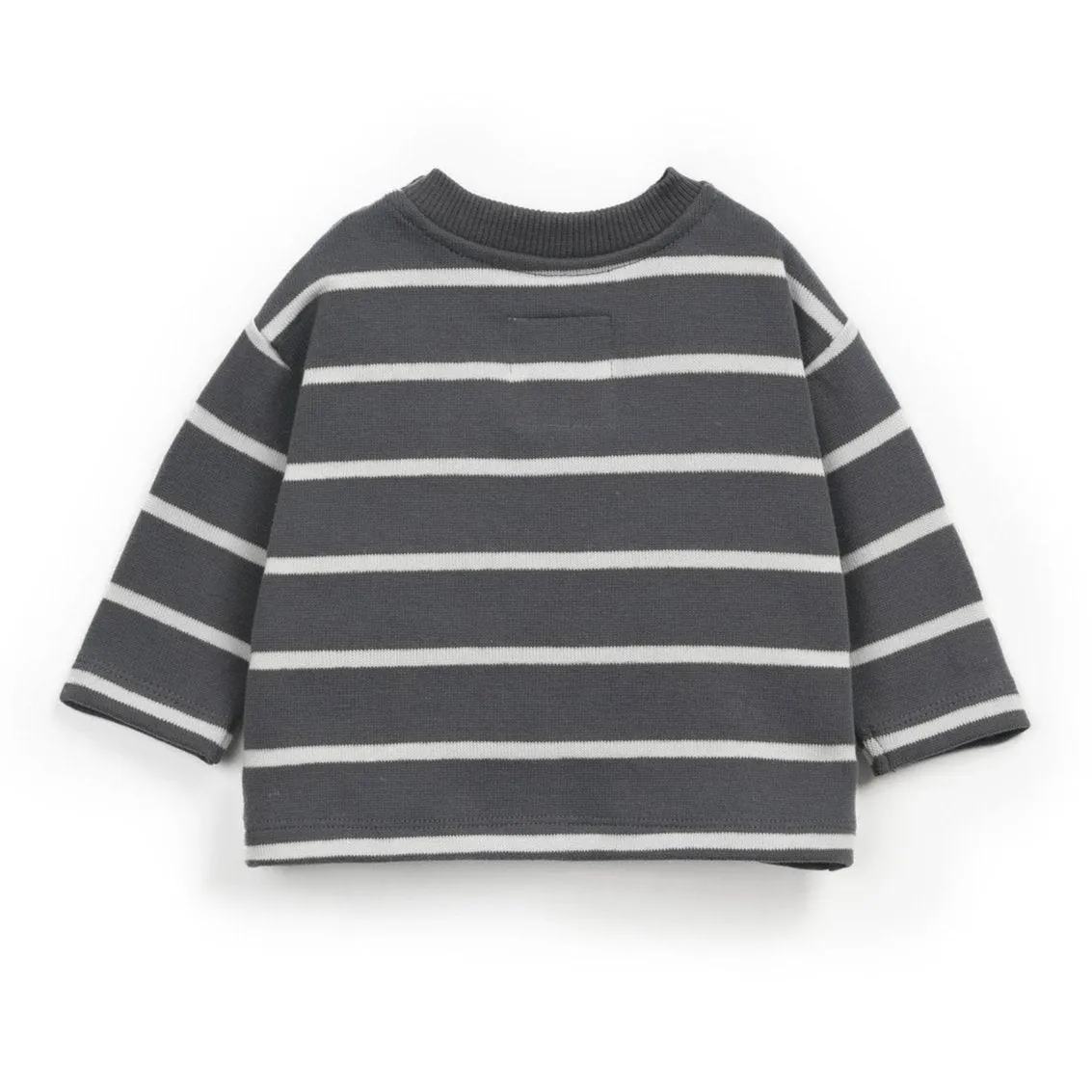 Play Up - Recycled Long Sleeve Top - Slate Stripe