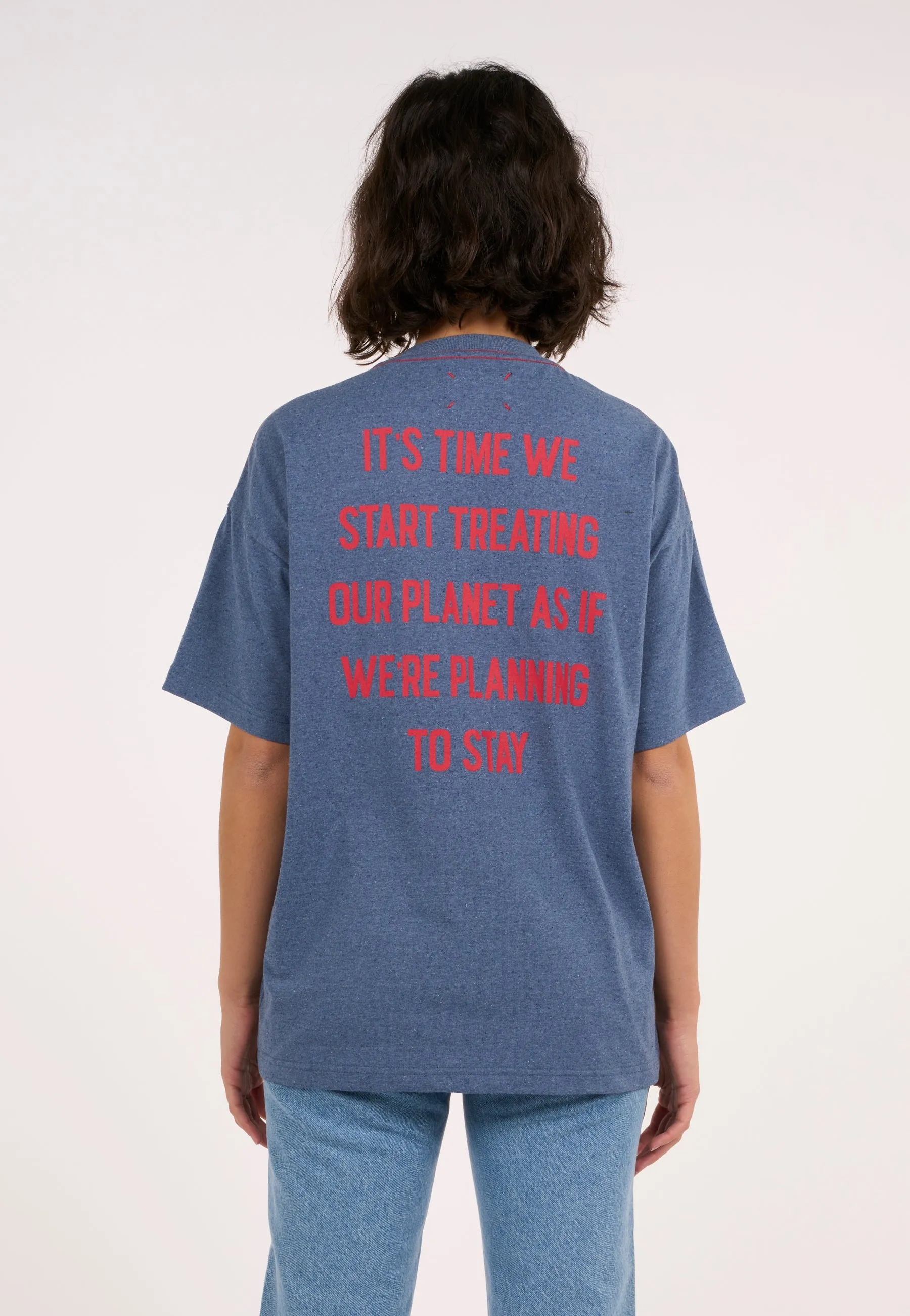Printed t-shirt REBORN™ - China Blue