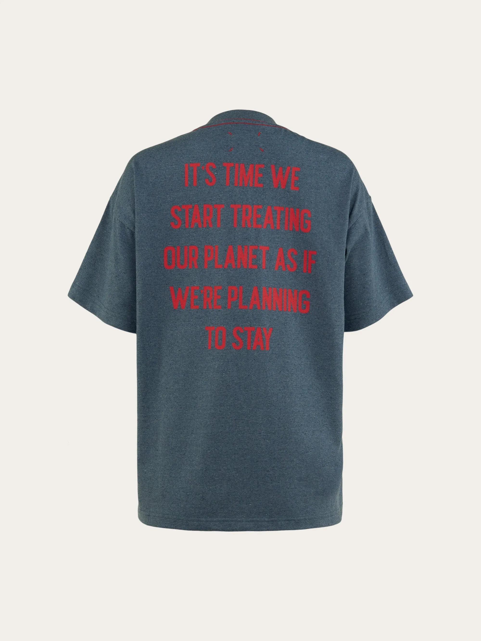 Printed t-shirt REBORN™ - China Blue