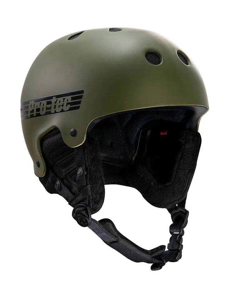 Pro-Tec Old School Certified Snow Helmet - Matte Olive 2022
