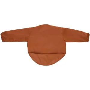 PU Bib Blouse (Solid) - Ginger Bread
