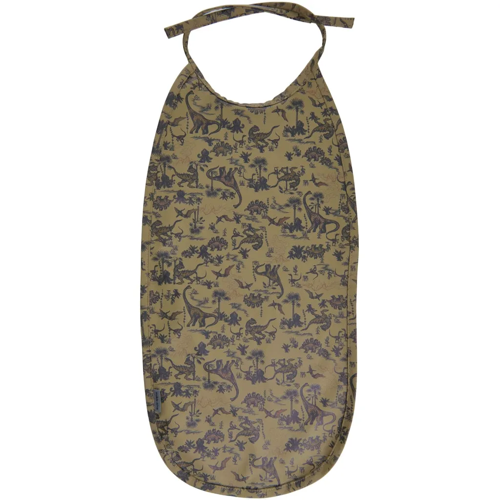 PU Bib Long (Printed) - Olive Gray