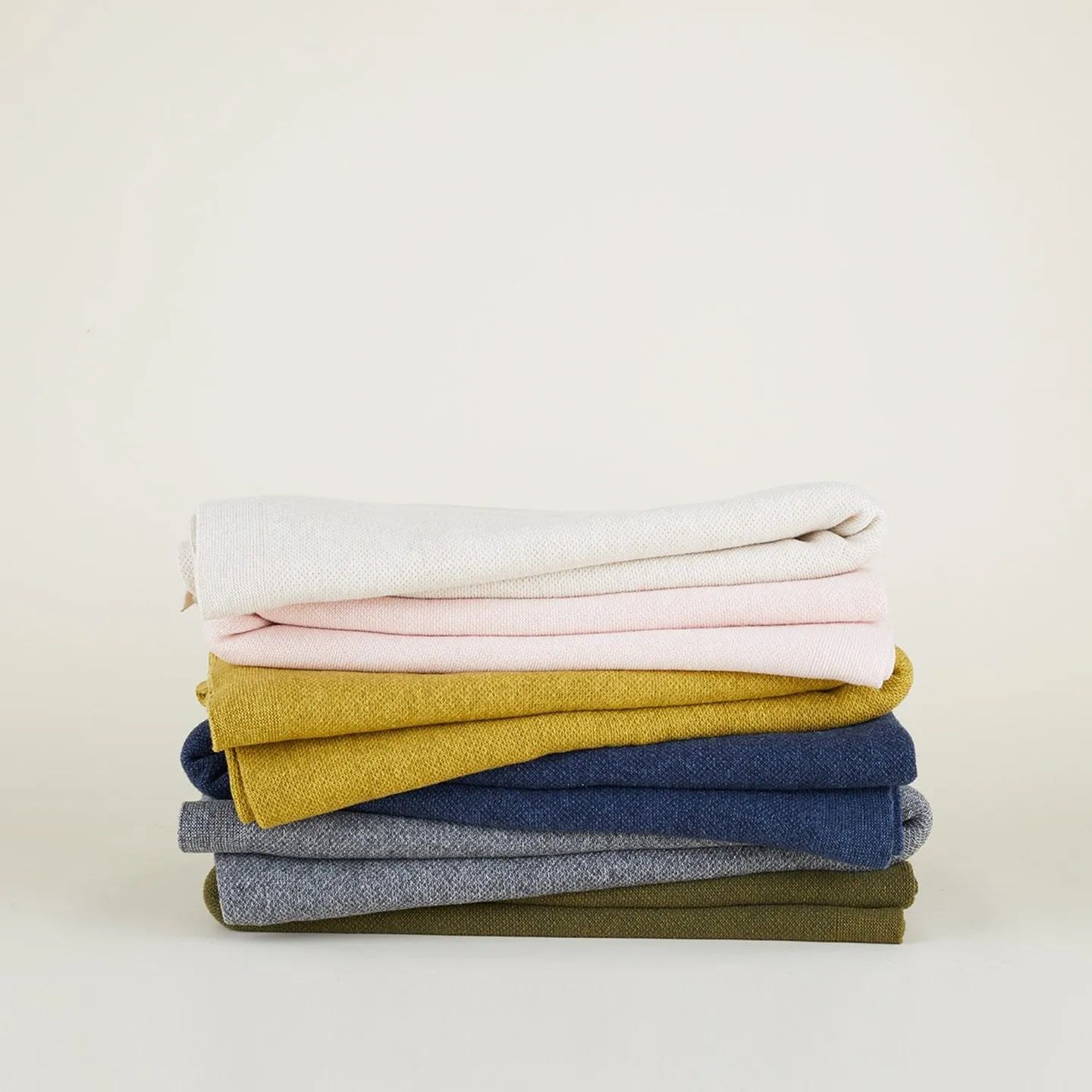 Simple Knit Oversized Throw - Navy