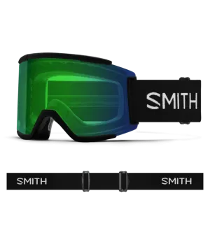 SMITH SQUAD XL BLACK | EVERYDAY GREEN MIRROR & STORM ROSE FLASH