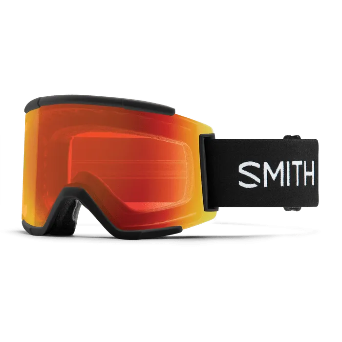 SMITH SQUAD XL BLACK | EVERYDAY RED MIRROR & STORM YELLOW FLASH