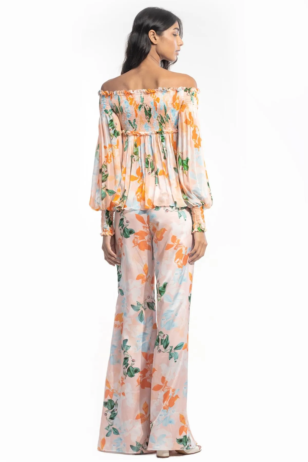 Smocked Top & Pant Set