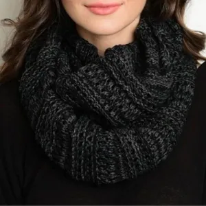 Smoky Winter Infinity Scarf
