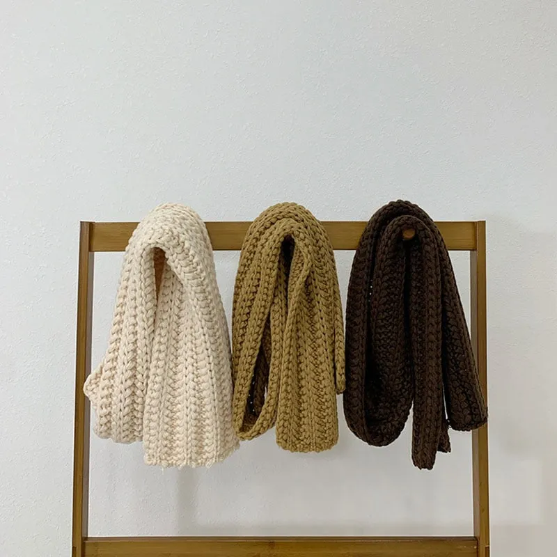 WARM KNIT CHUNKY SCARF