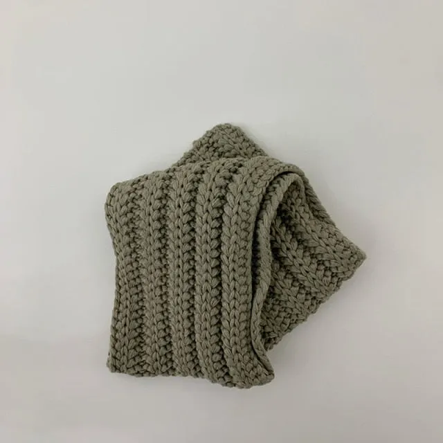 WARM KNIT CHUNKY SCARF