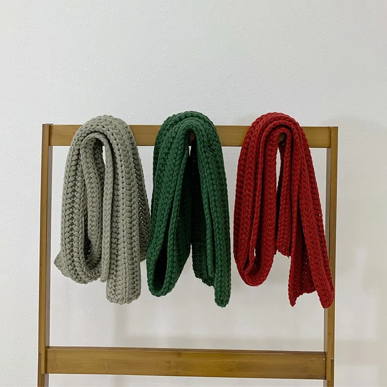 WARM KNIT CHUNKY SCARF