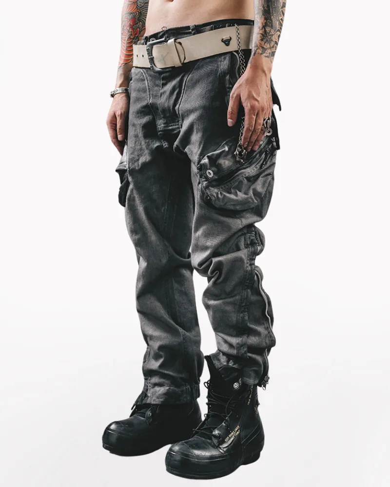 Wasteland Wear Functional Distressed Cargo Pants