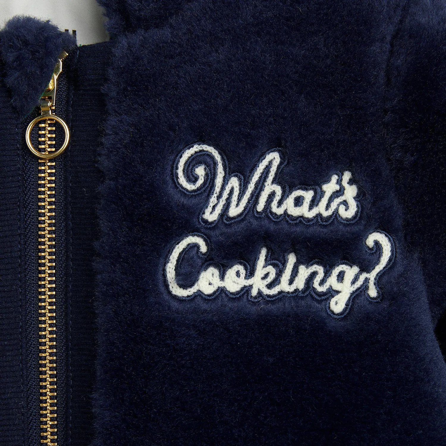 What's Cooking Faux Fur Baby Jumpsuit