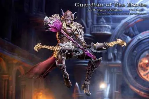 World of Warcraft ~ Grey Knight Studio ~ Queen of Shadows Sylvanas Windrunner ~  Action Figure