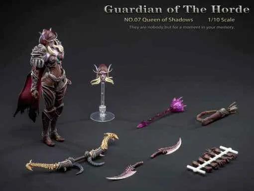 World of Warcraft ~ Grey Knight Studio ~ Queen of Shadows Sylvanas Windrunner ~  Action Figure